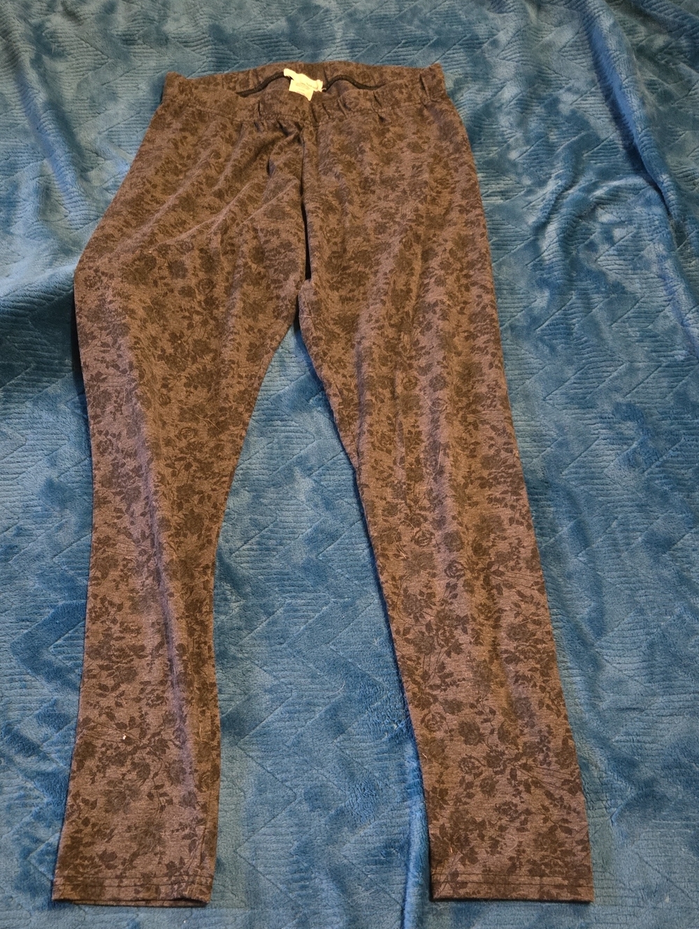Garage Women's Floral-Print Leggings in Brown and Black